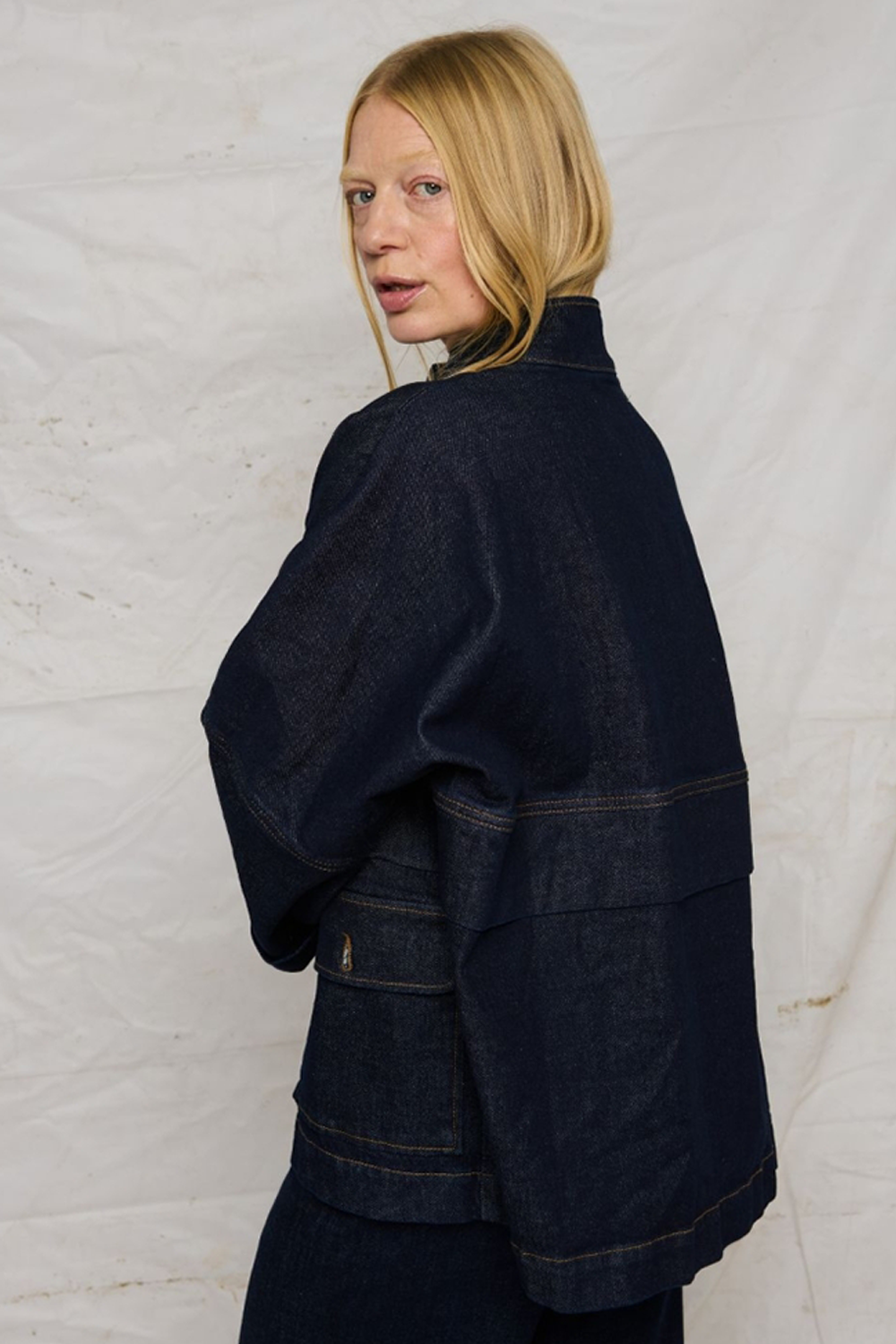 Louise Dark Denim Jakke