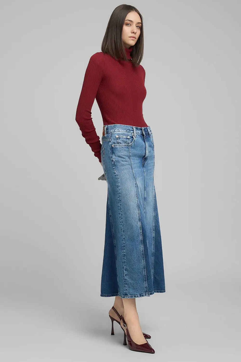 Margott Denim Nederdel