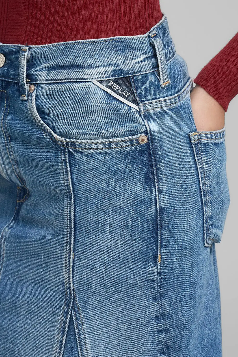 Margott Denim Nederdel