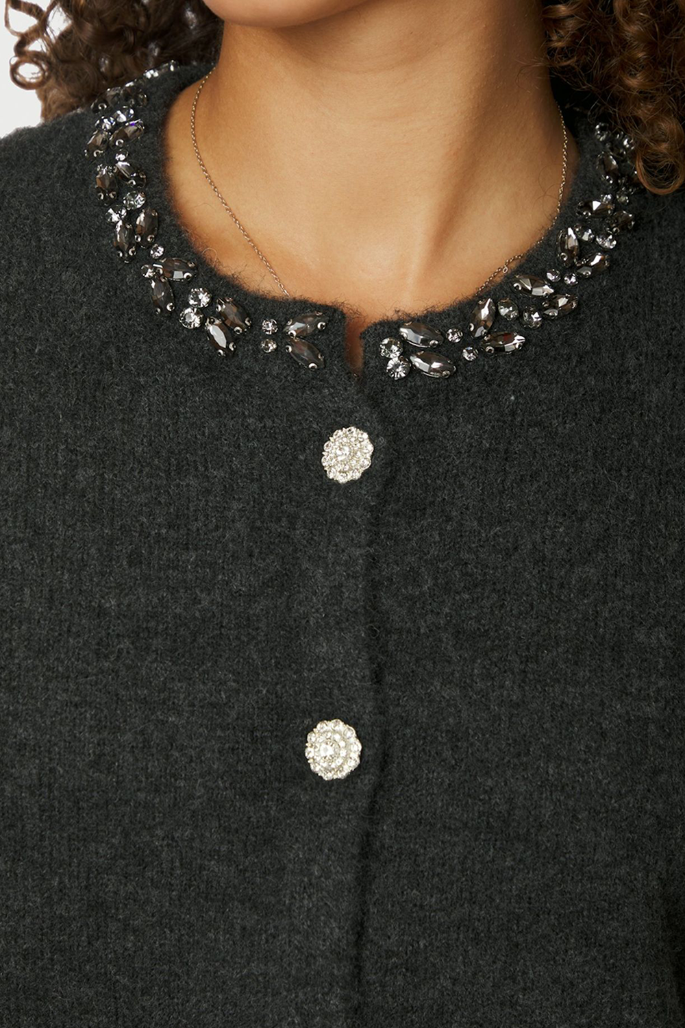 Marie Stone Knit Cardigan