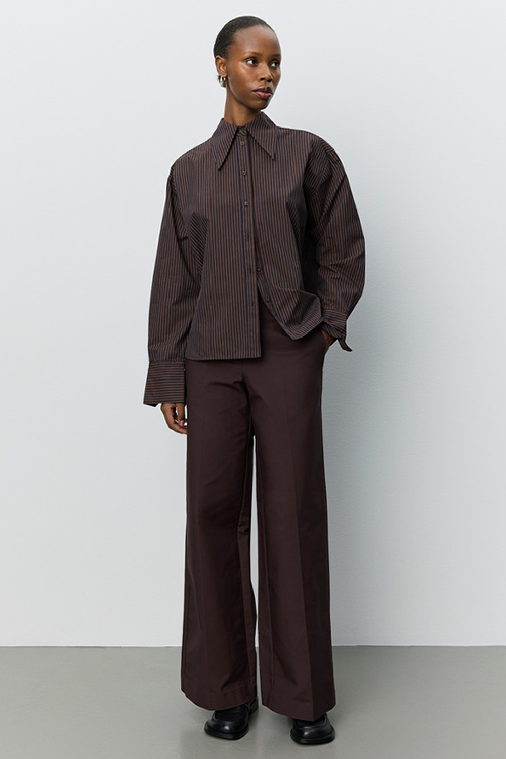 MashaSW Striped Oversize Skjorte