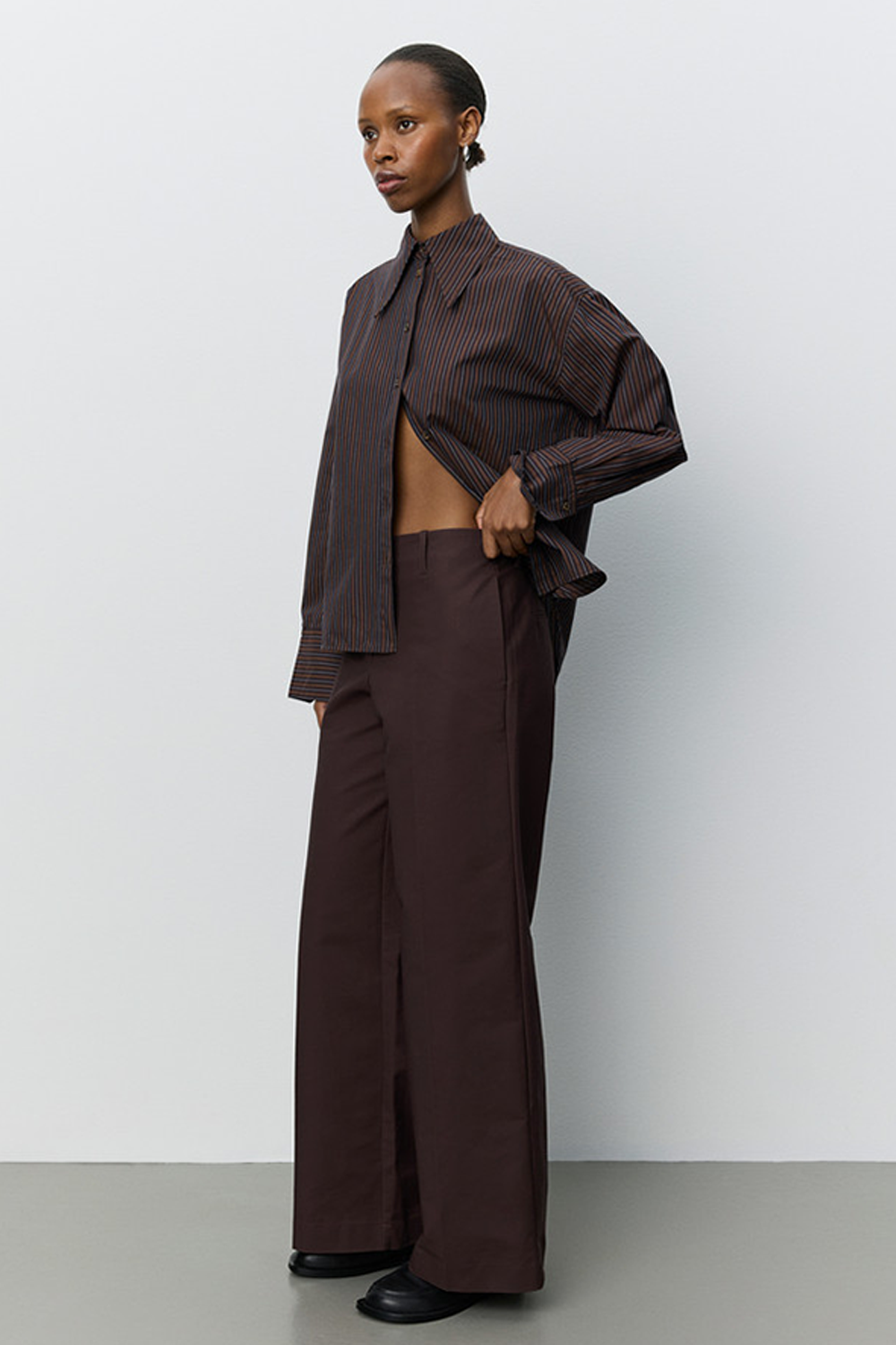 MashaSW Striped Oversize Skjorte