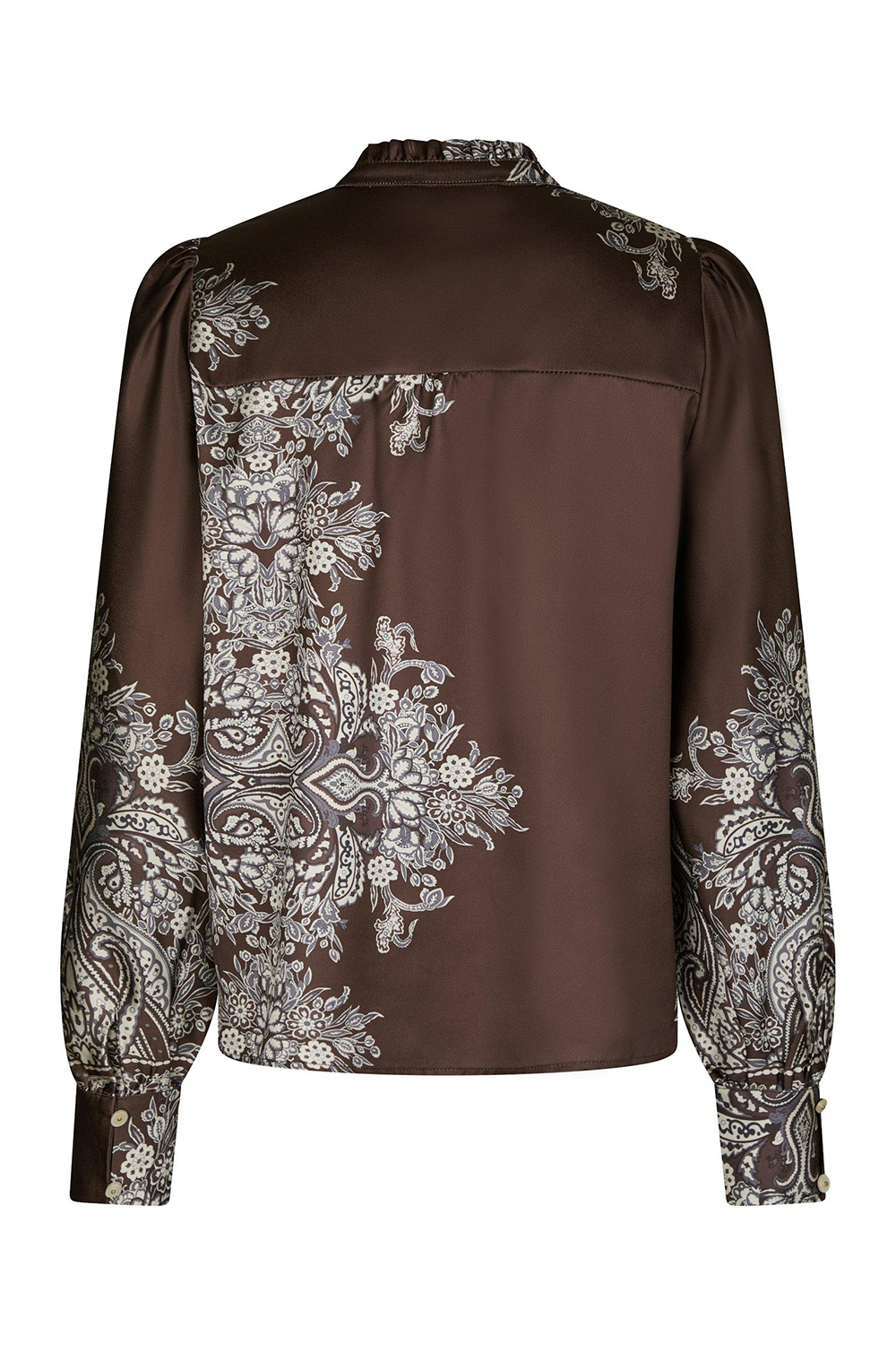 Massima Paisley Border Bluse