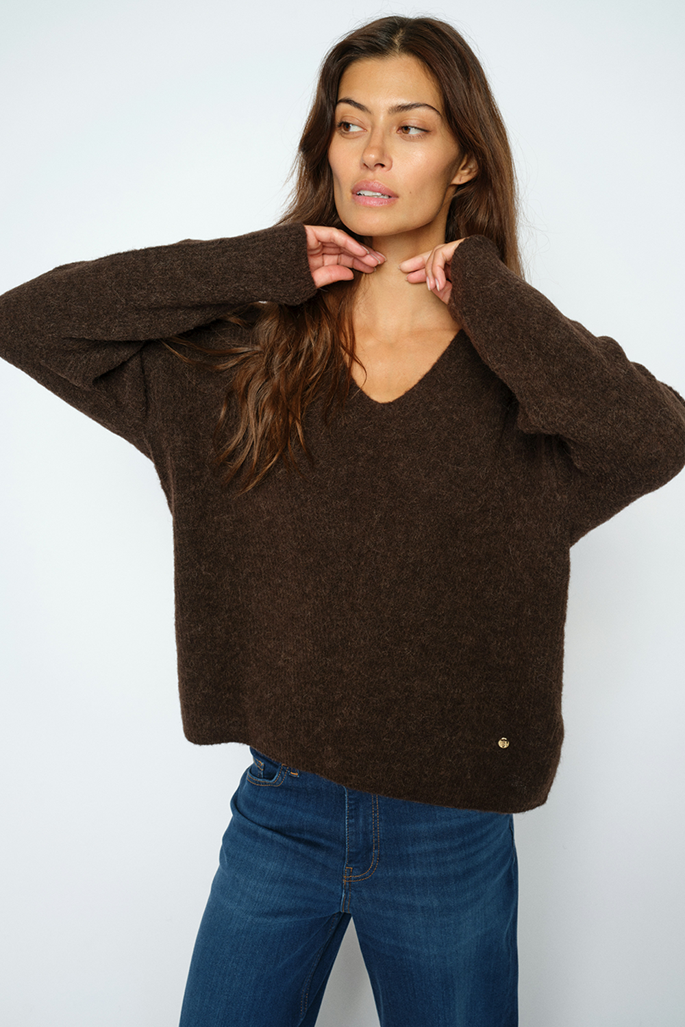 MMThora V-Neck Striktrøje