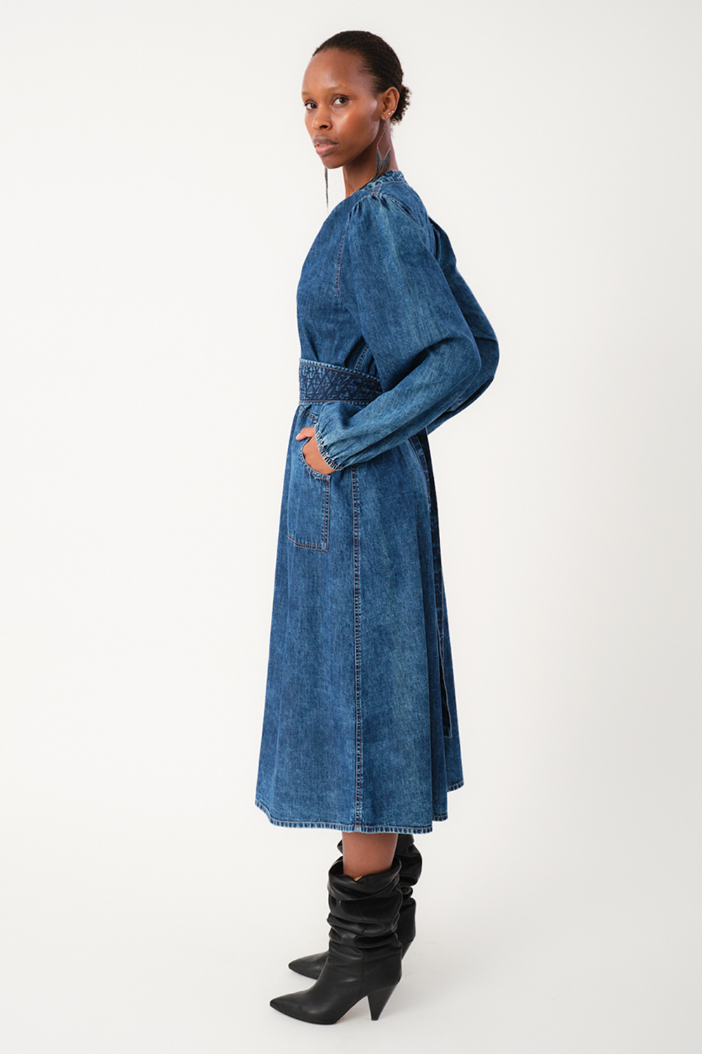 ParisLL LS Midi Kjole