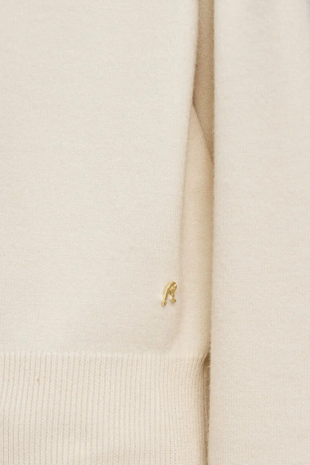 Polo-Neck Pullover Striktrøje