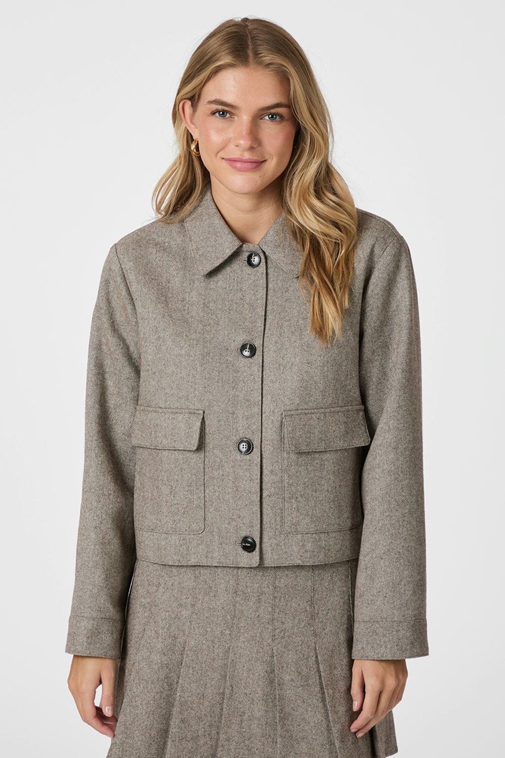 Romana Herringbone Jakke