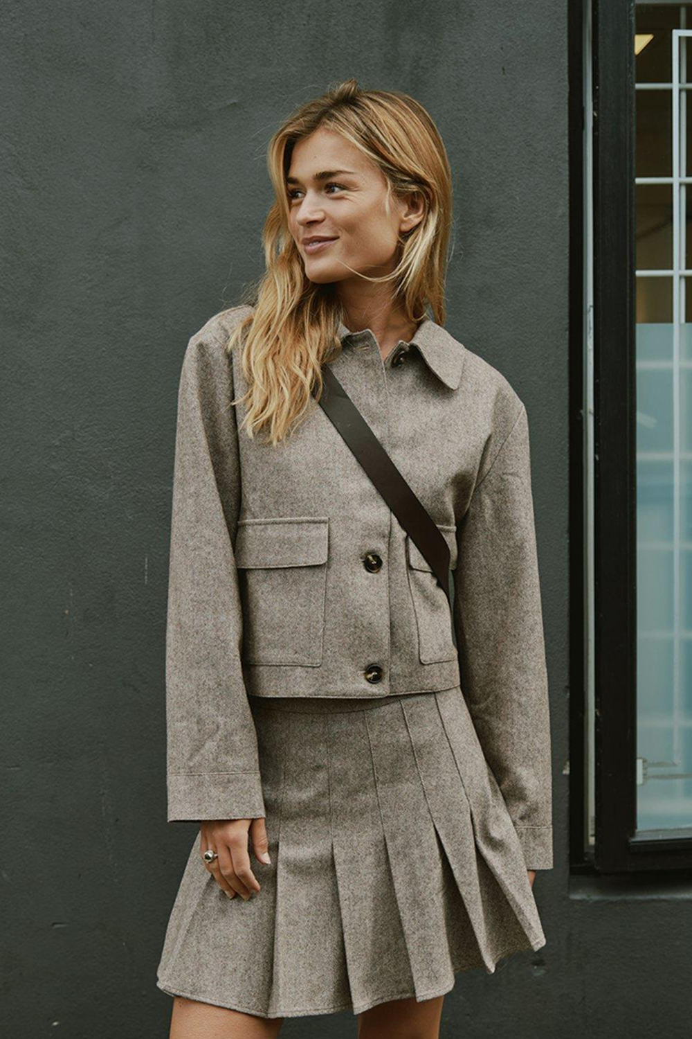 Romana Herringbone Jakke