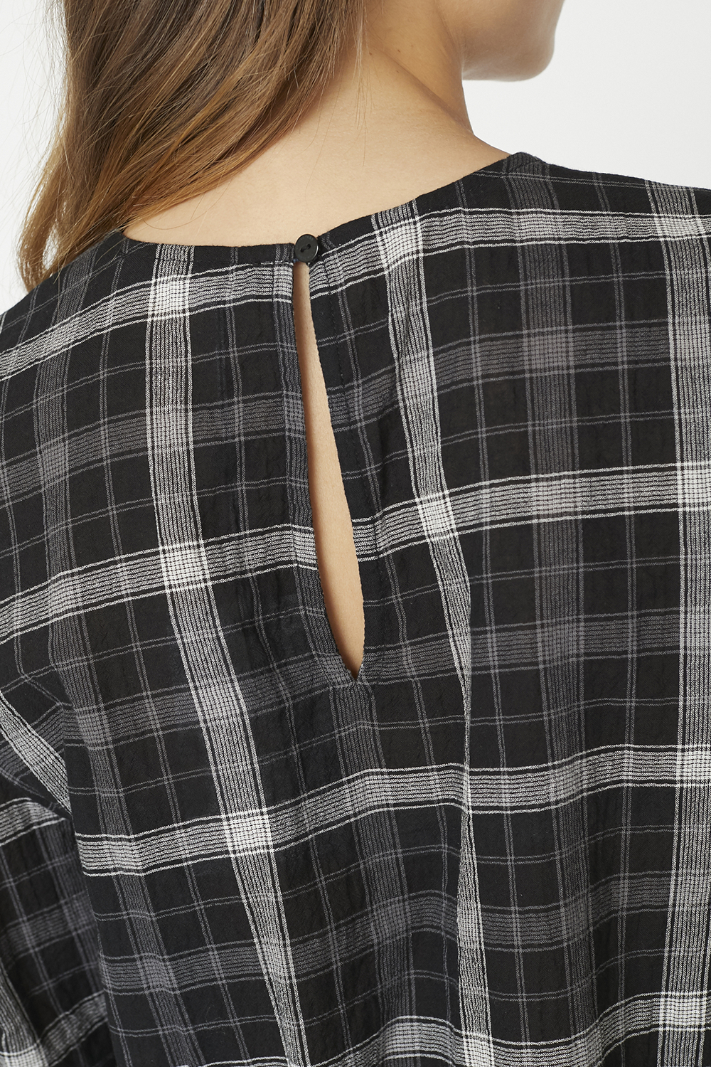 SallyCC Check SS Bluse