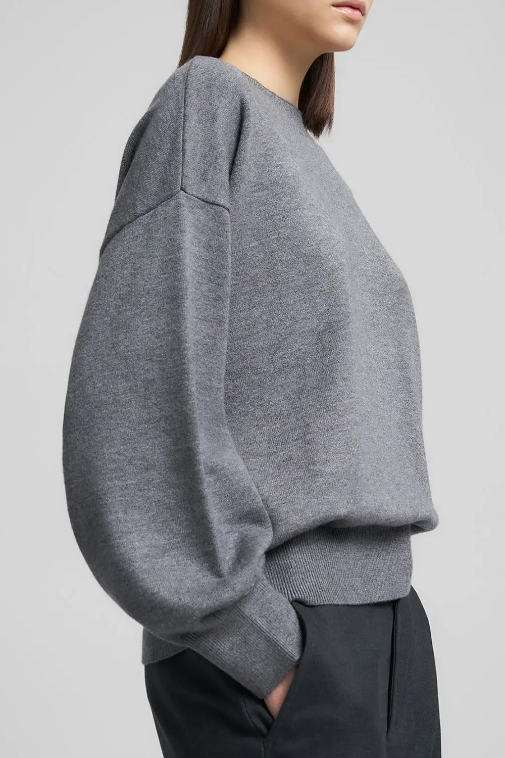 Crew-Neck Pullover Strik