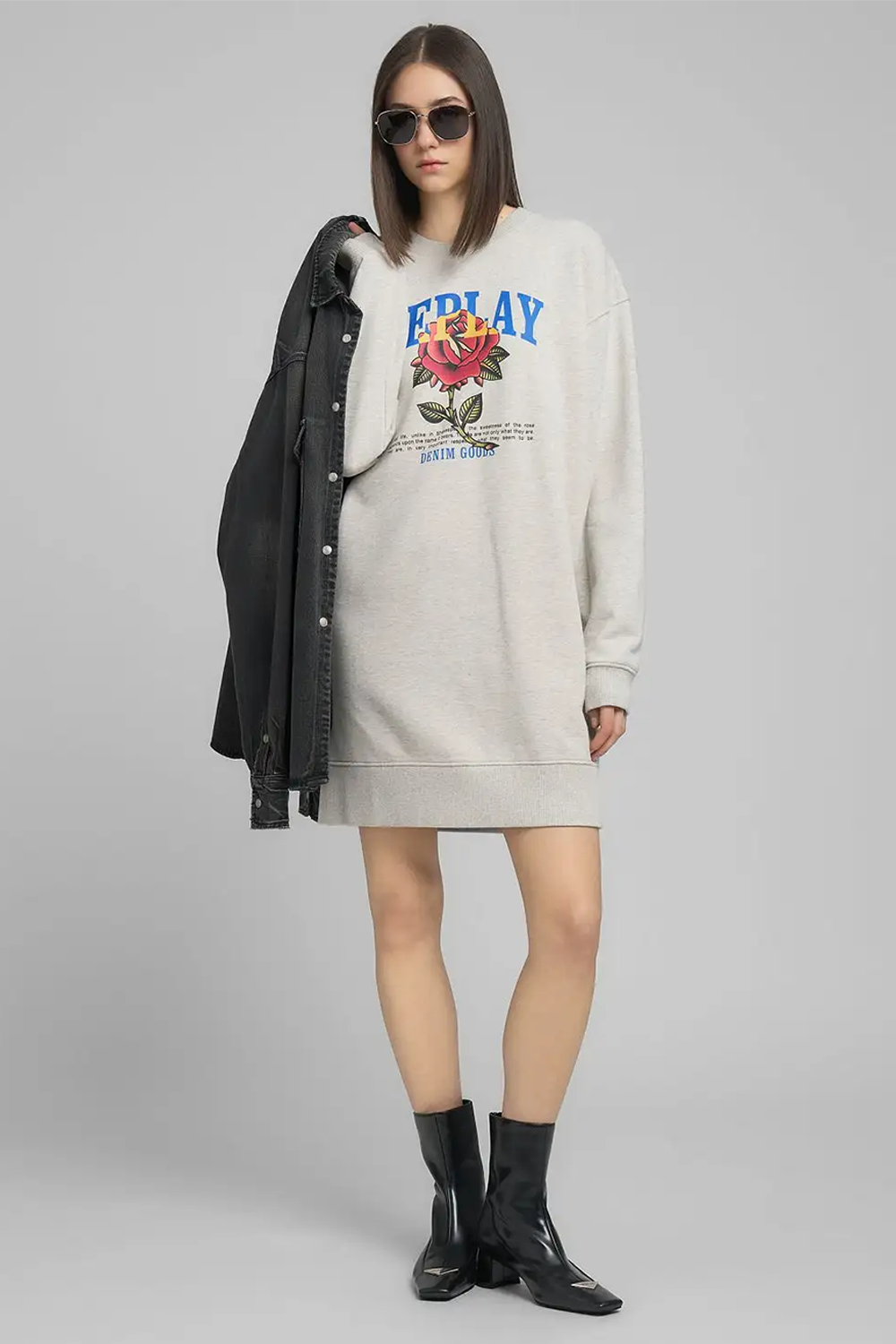 Sweatshirt Kjole