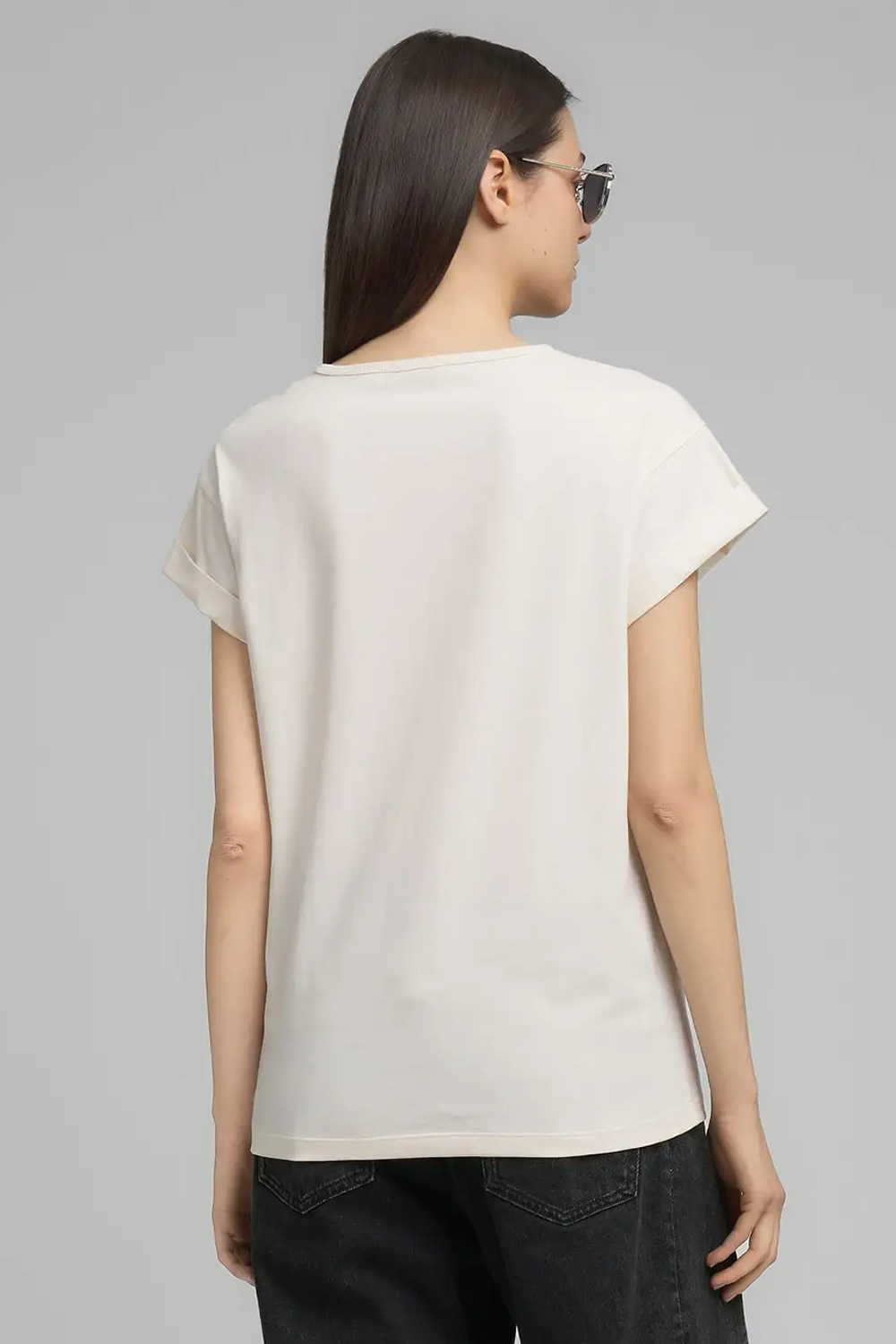 T-shirt med Grafisk Print