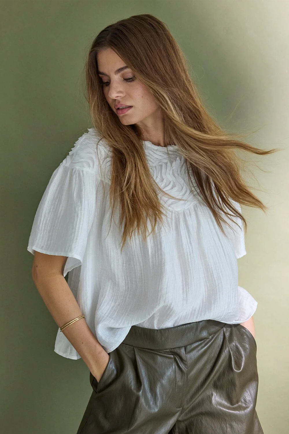 TassyCC Flower Bluse