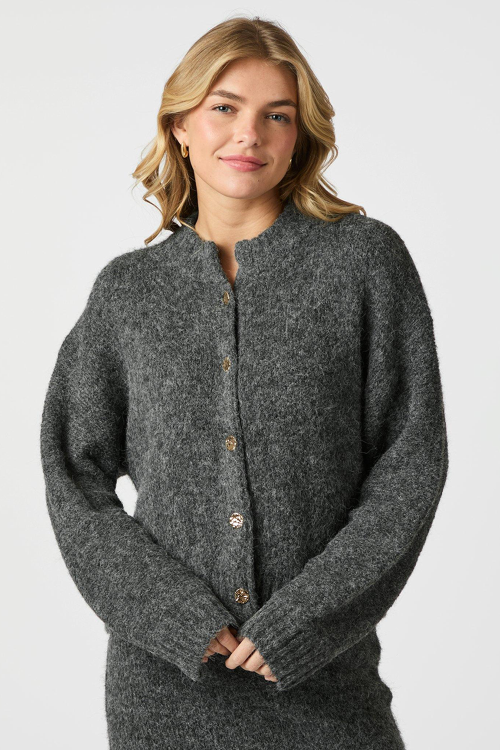 Taura Fluffy Knit Cardigan