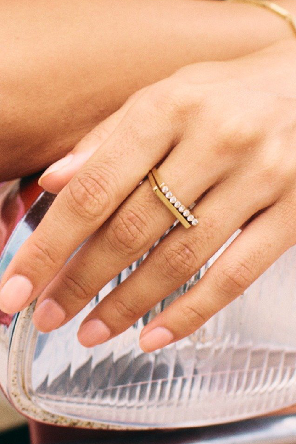 Twiggy CZ Ring