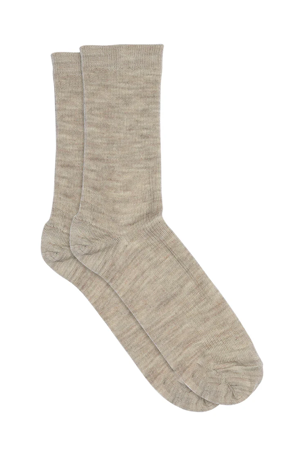 Fine Wool Rib Strømper