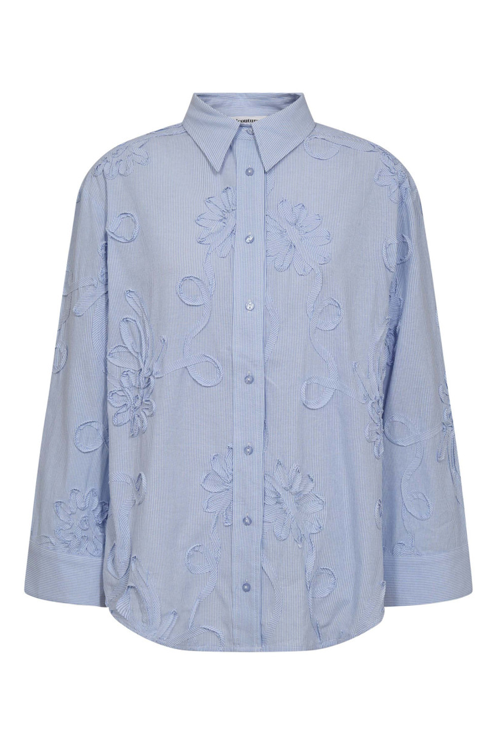 XavierCC Stripe Flower Skjorte