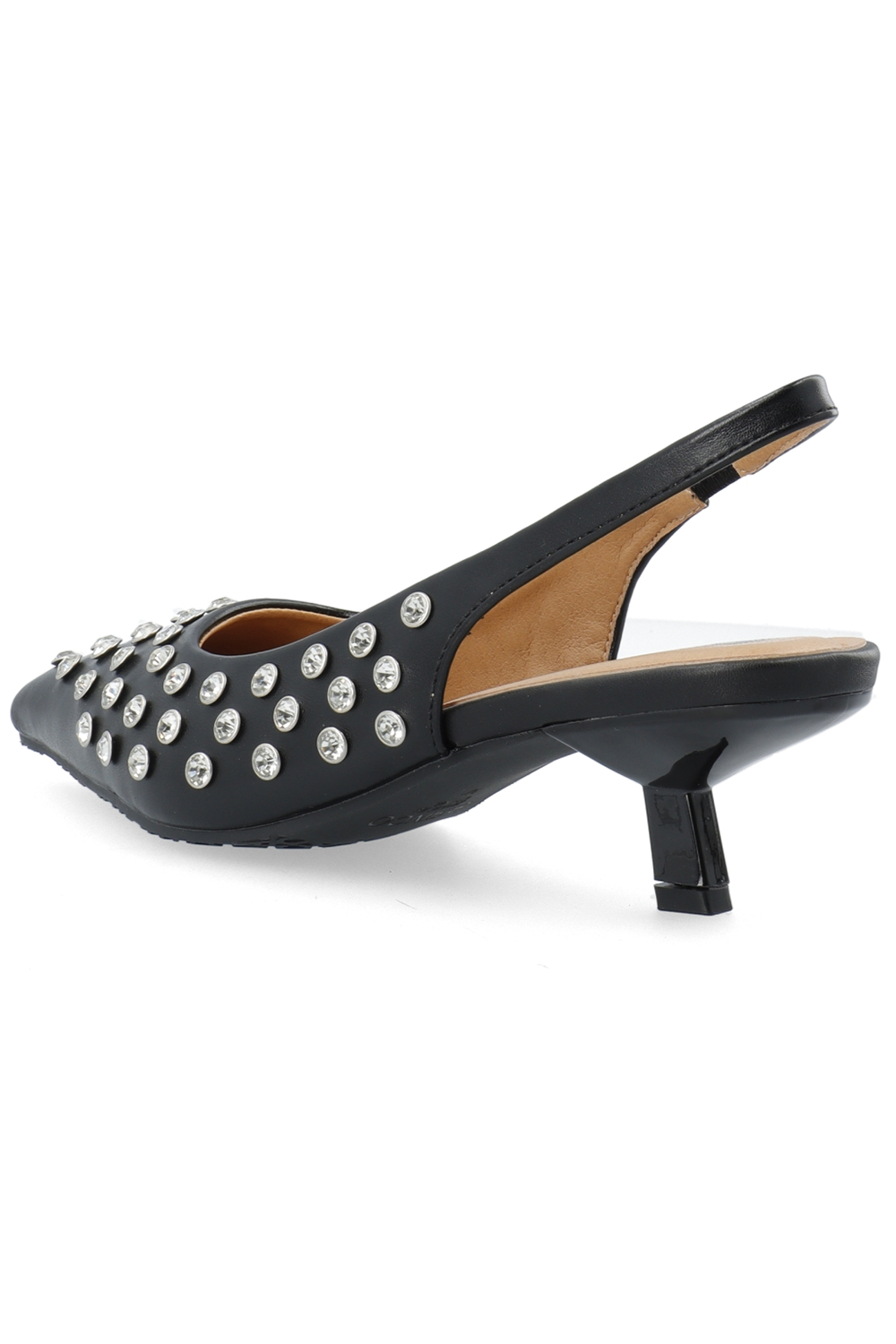 BiaKristin Kitten Heel Slingback Rhinestone