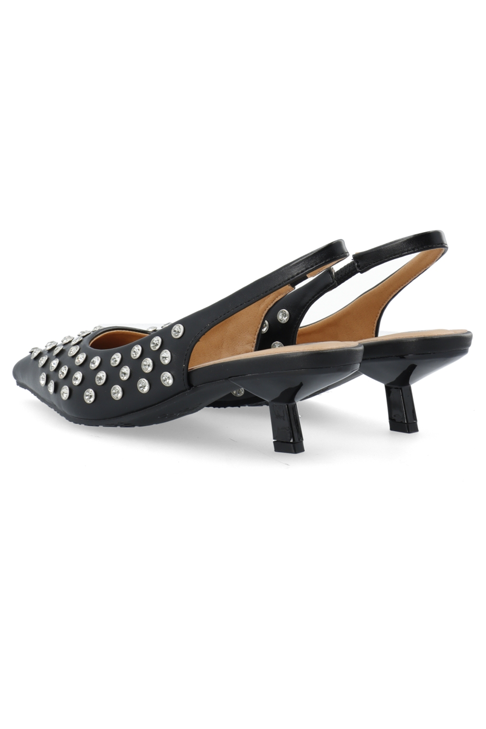 BiaKristin Kitten Heel Slingback Rhinestone