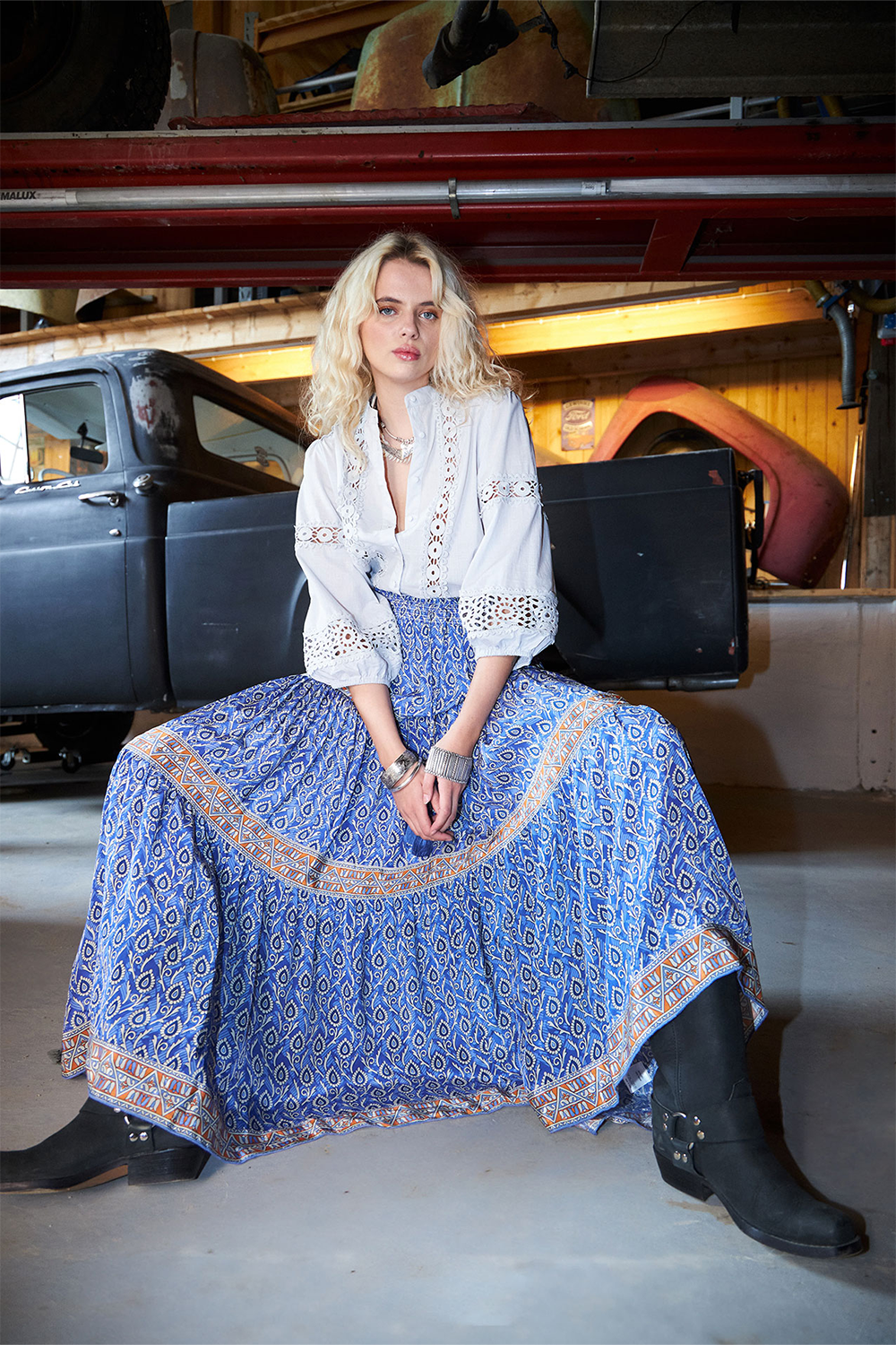 DiamondLL Maxi Nederdel