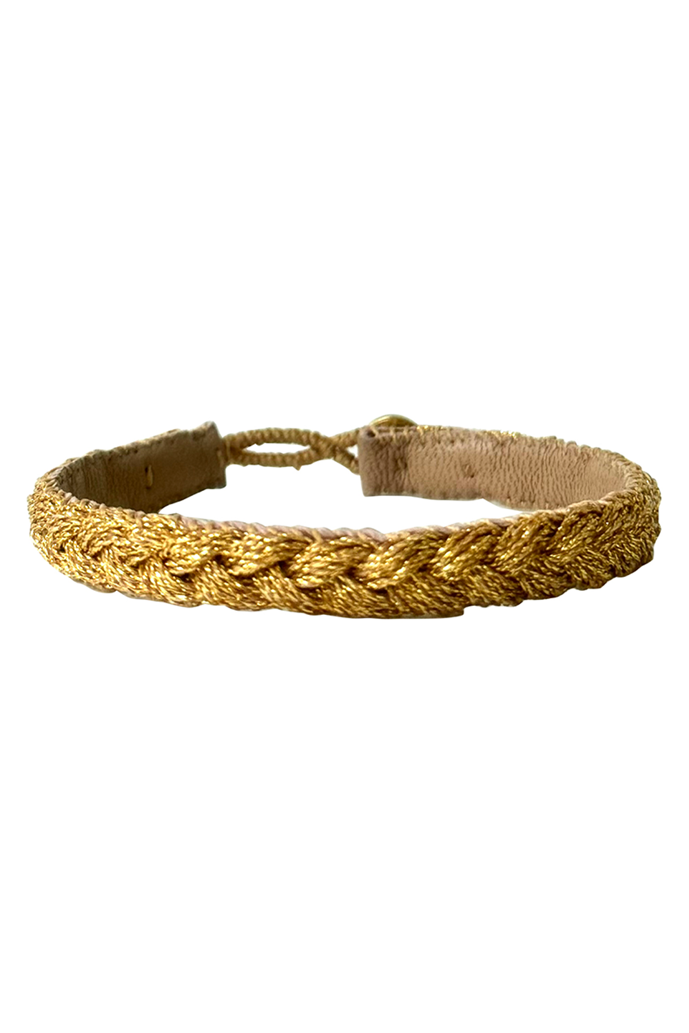 DI01 M Armbånd, Gold Fringe