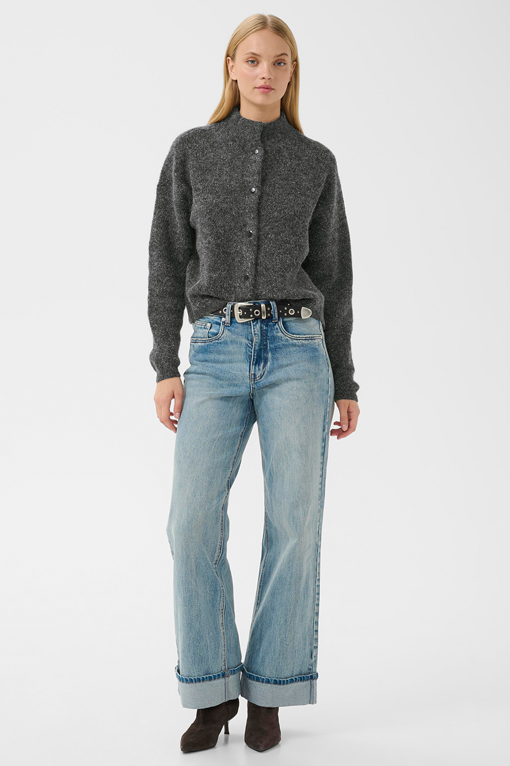 GZalpha Lurex Cardigan