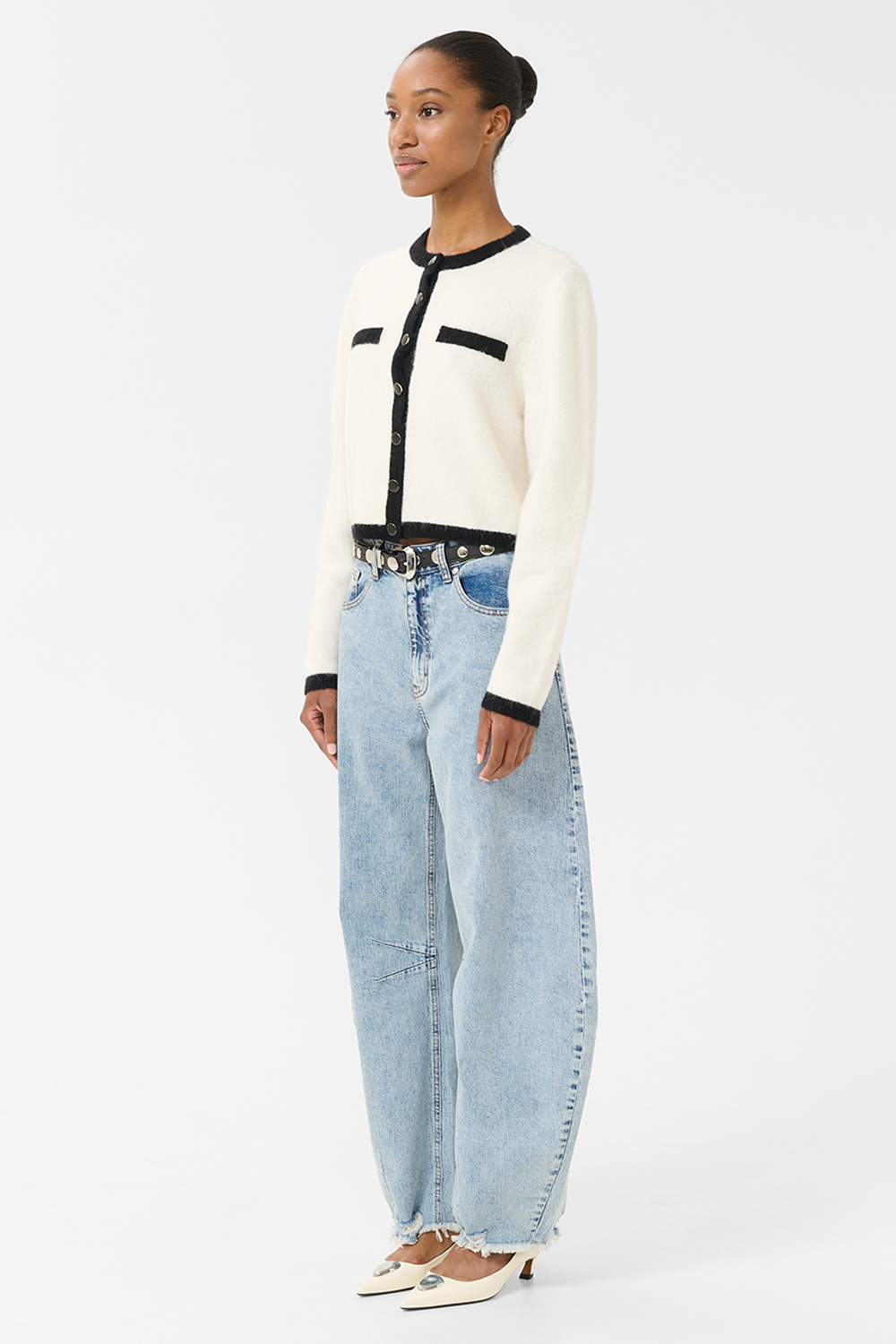 GZalpha Contrast Cardigan