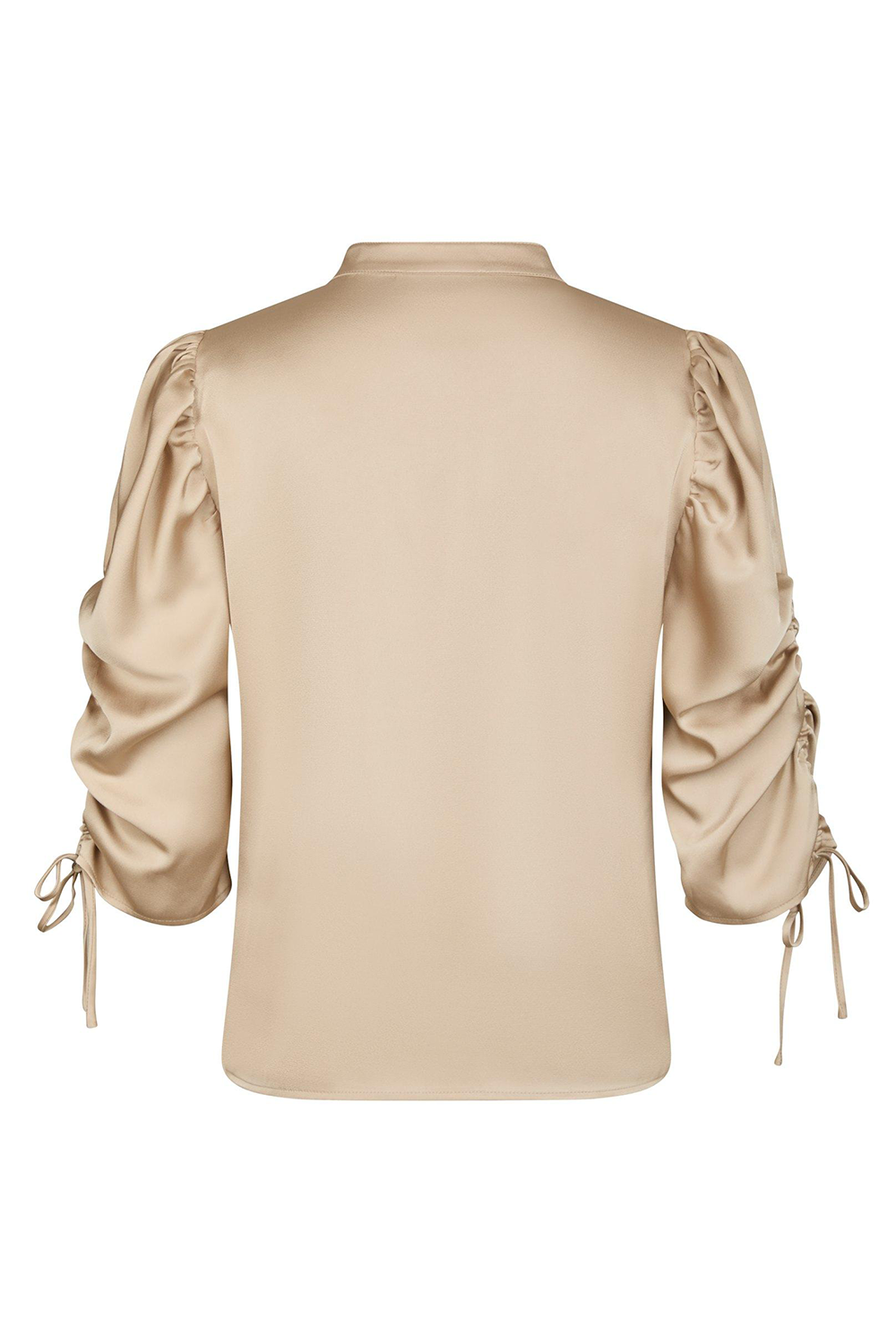 Alvira Drapy Satin Bluse