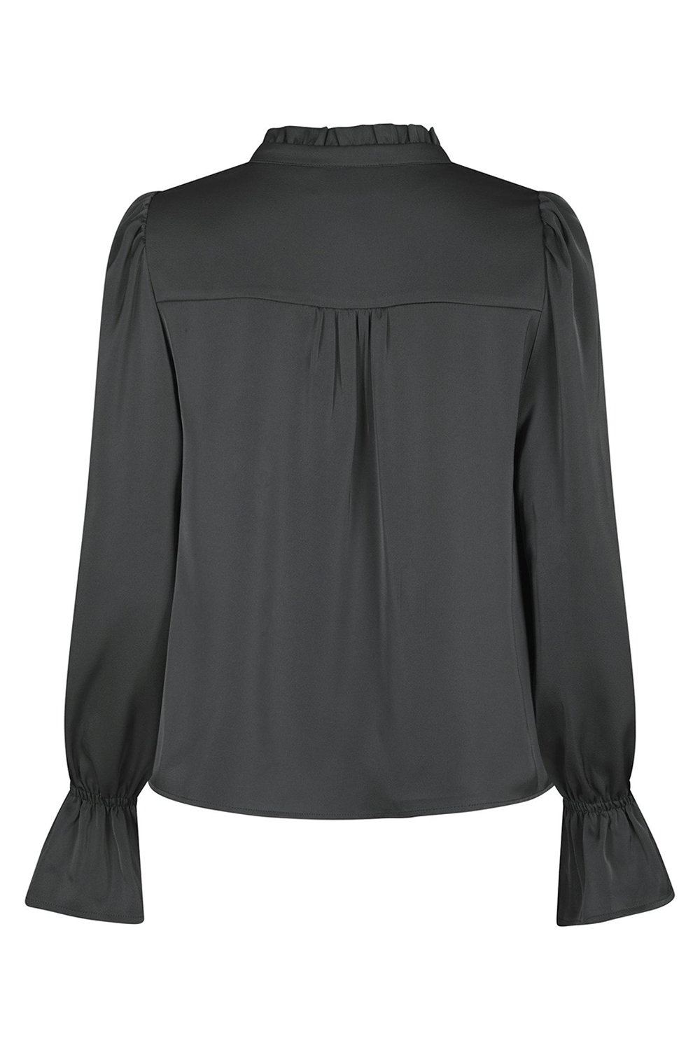 Amara Drapy Satin Bluse
