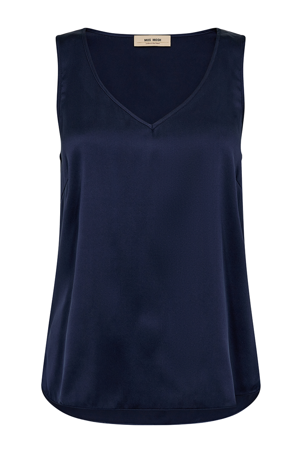 MMAstrid V-Neck Silk Tank Top