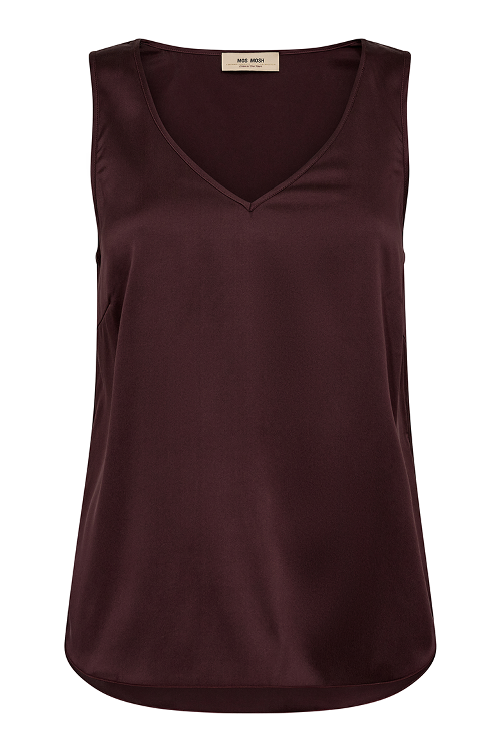 MMAstrid V-Neck Silk Tank Top