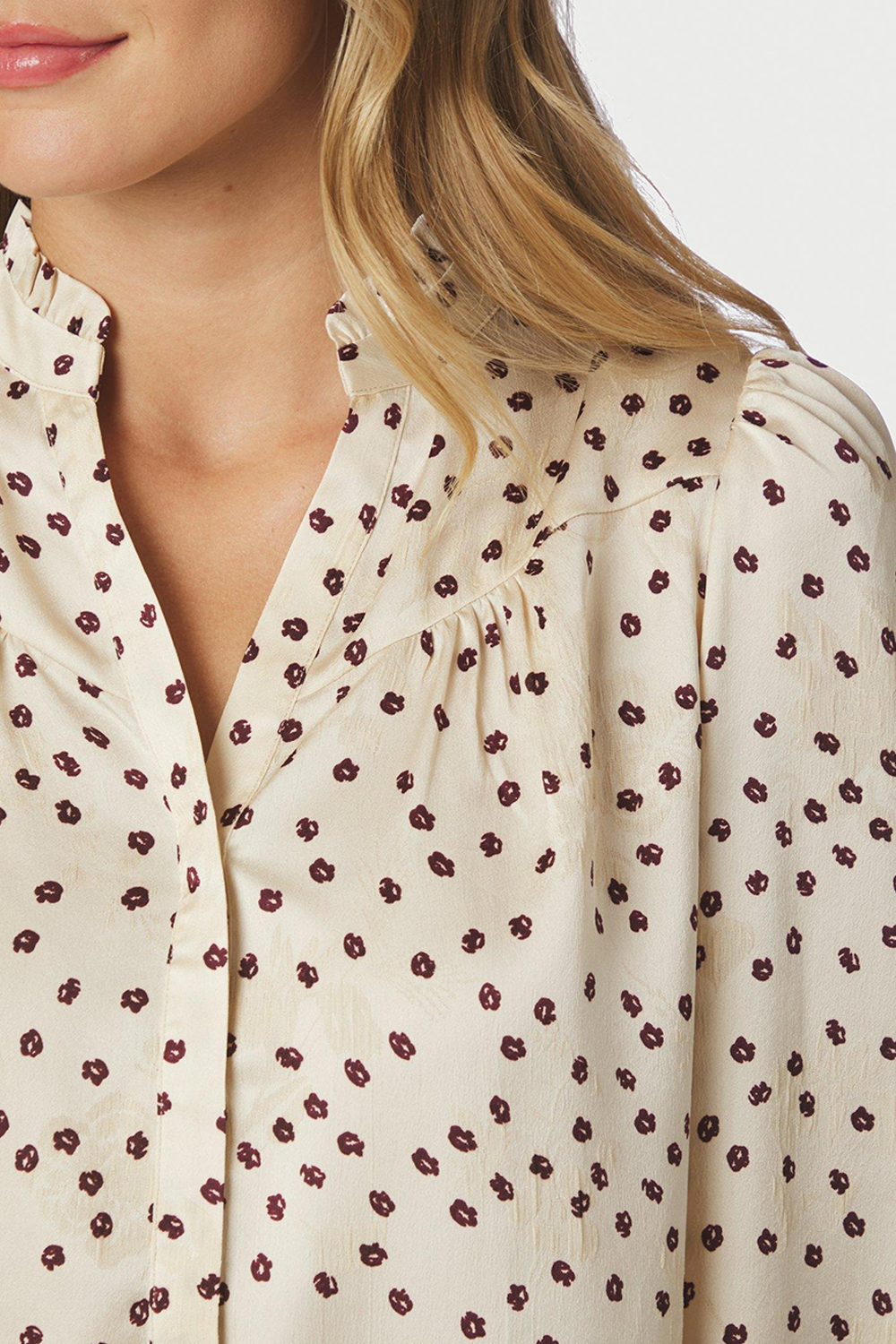 Astrida Flower Bluse