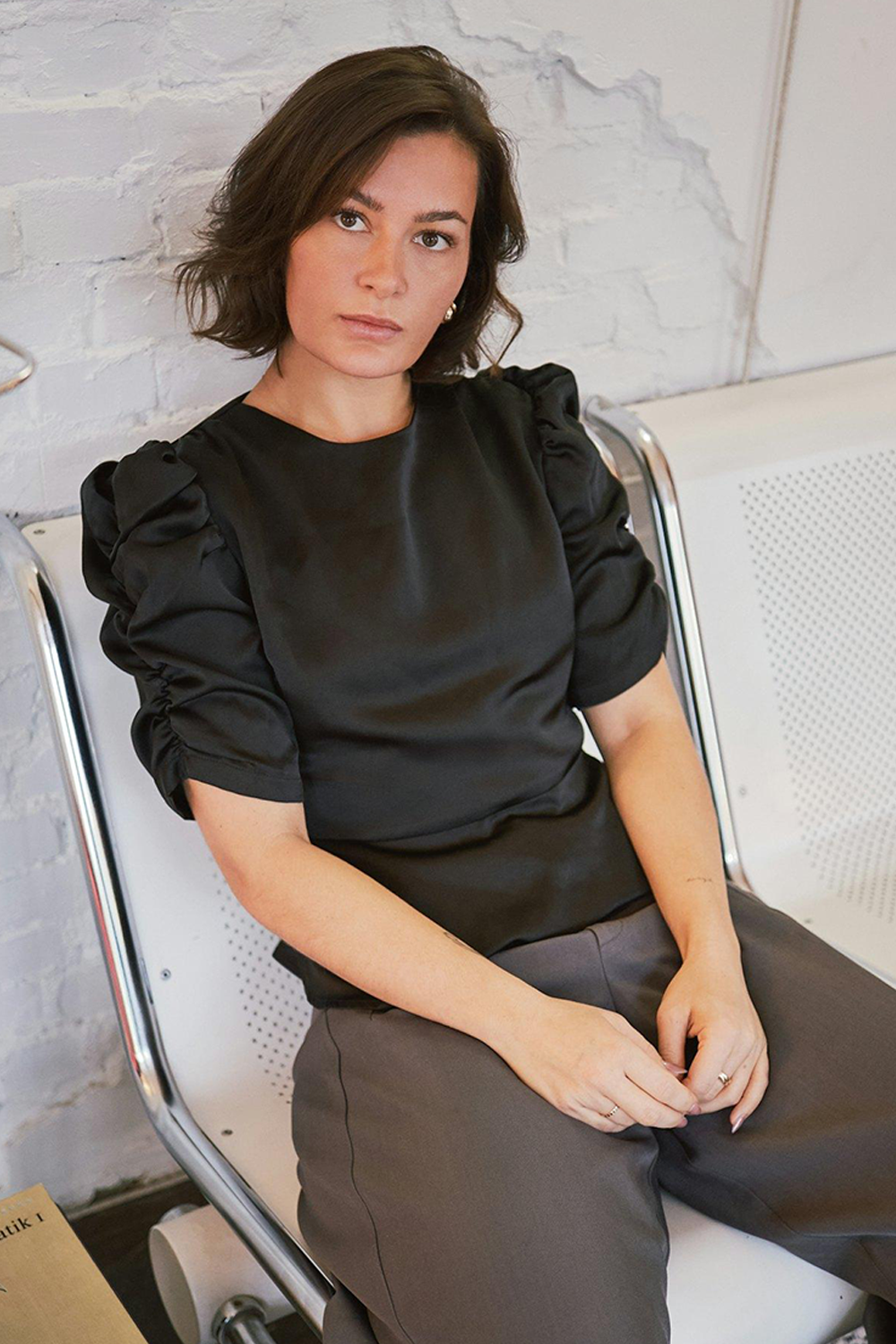 Benua Heavy Sateen Bluse