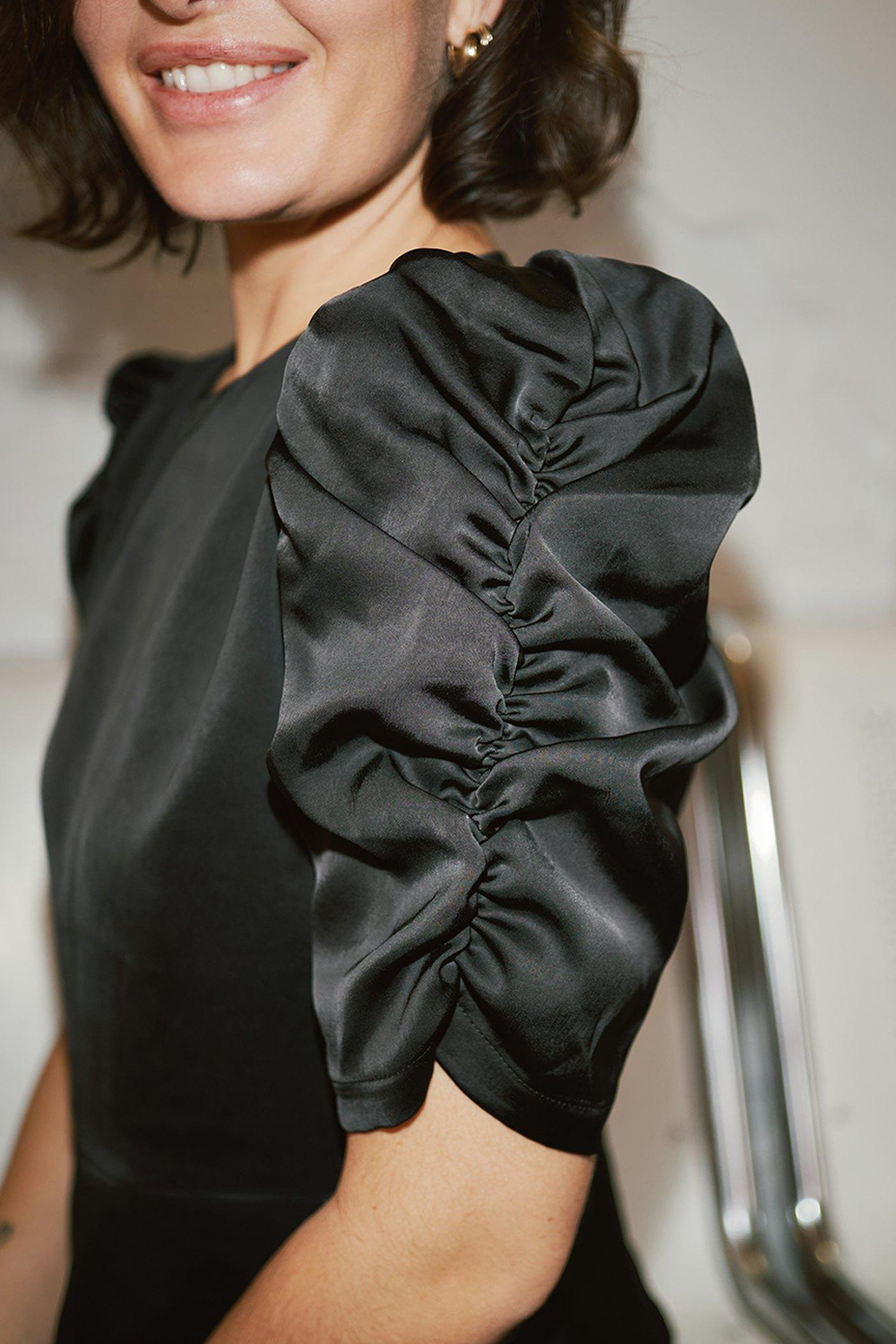 Benua Heavy Sateen Bluse