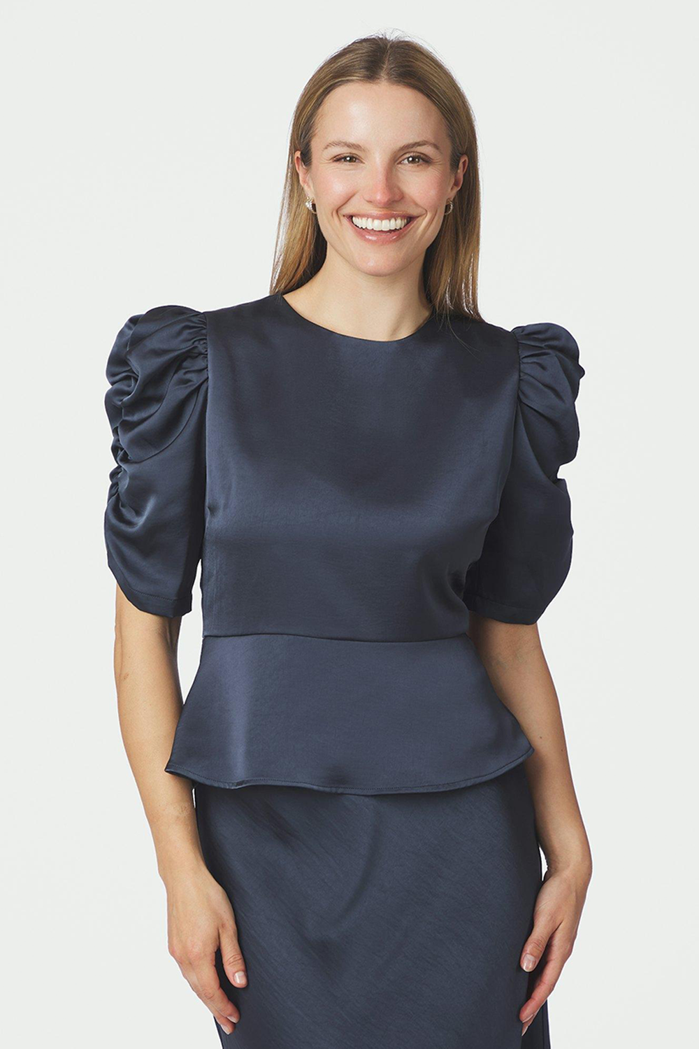 Benua Heavy Sateen Bluse