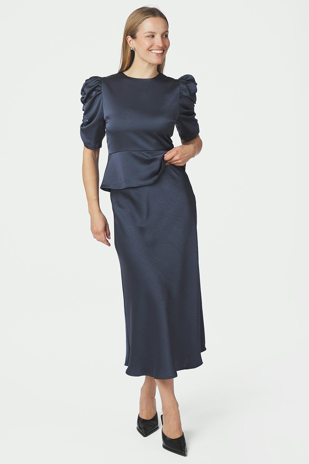 Benua Heavy Sateen Bluse