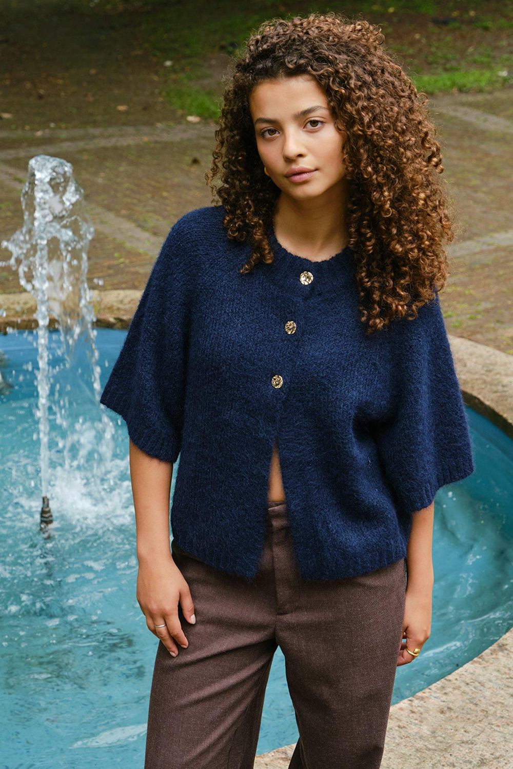 Benuta Fluffy Knit Cardigan