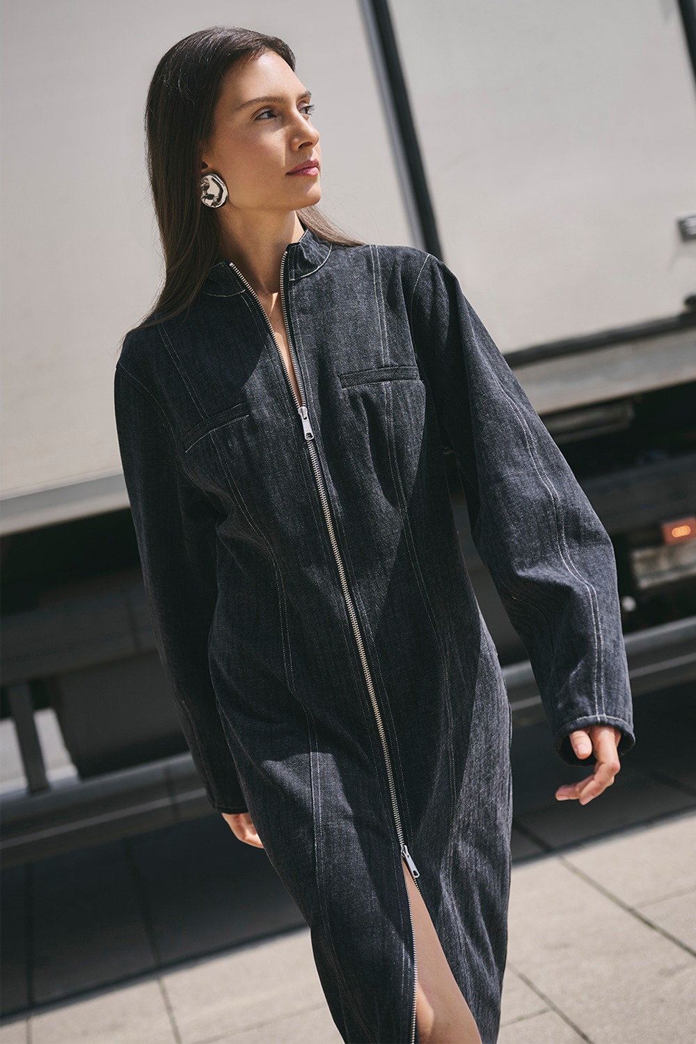 KBBeverly Denim Kjole