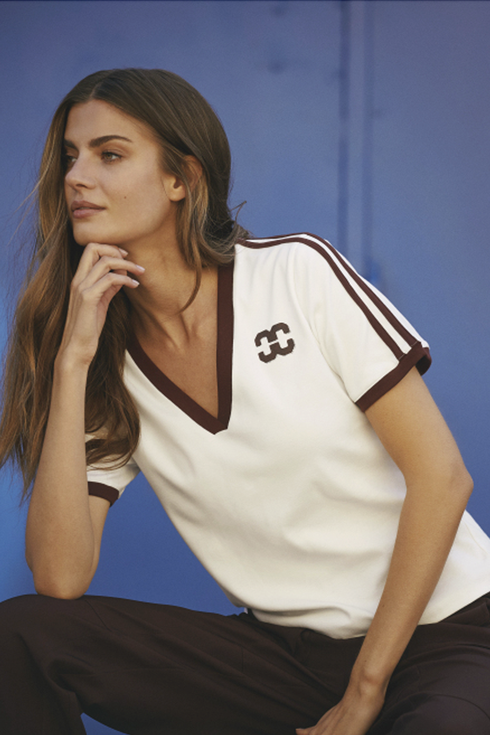 EdgeCC Stripe V T-shirt