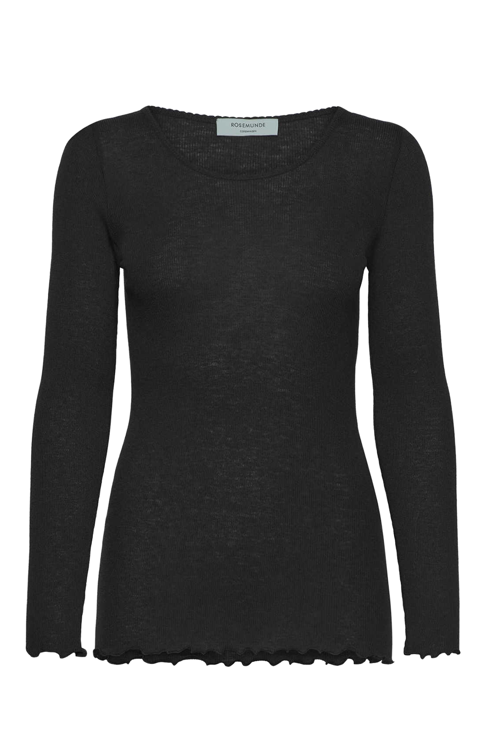 RWBurlington Wool LS O-neck Bluse