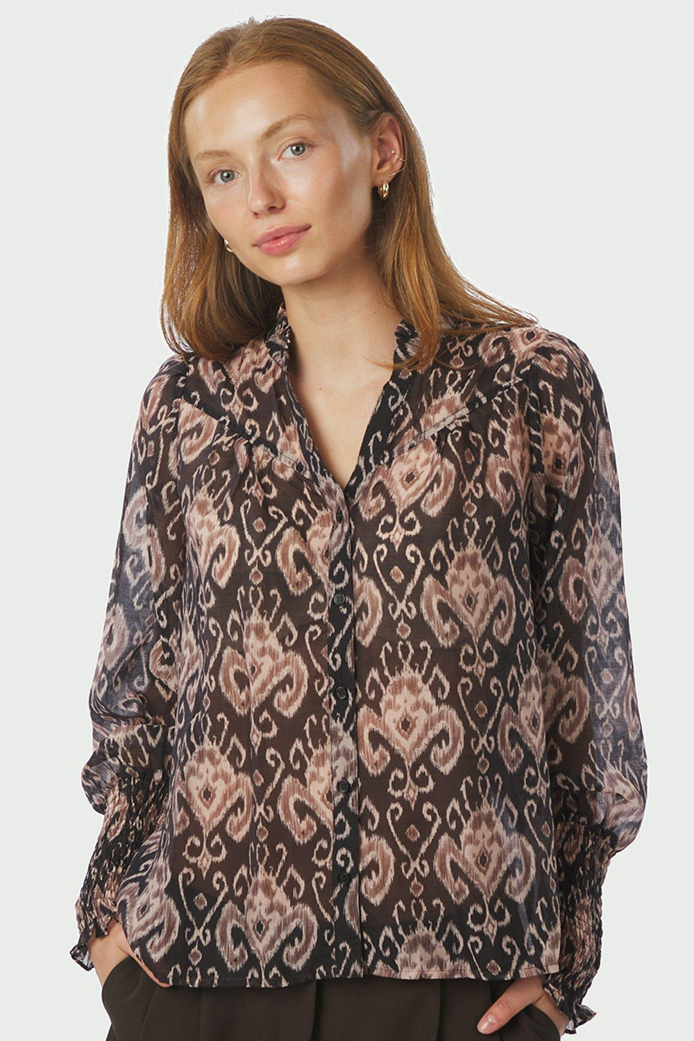 Camisa Print Bluse