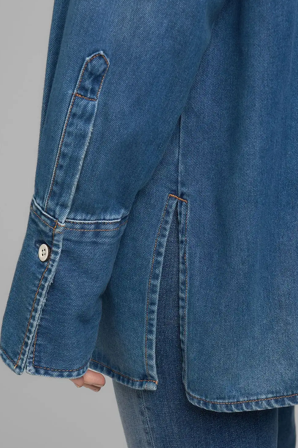 Oversized Denim Skjorte