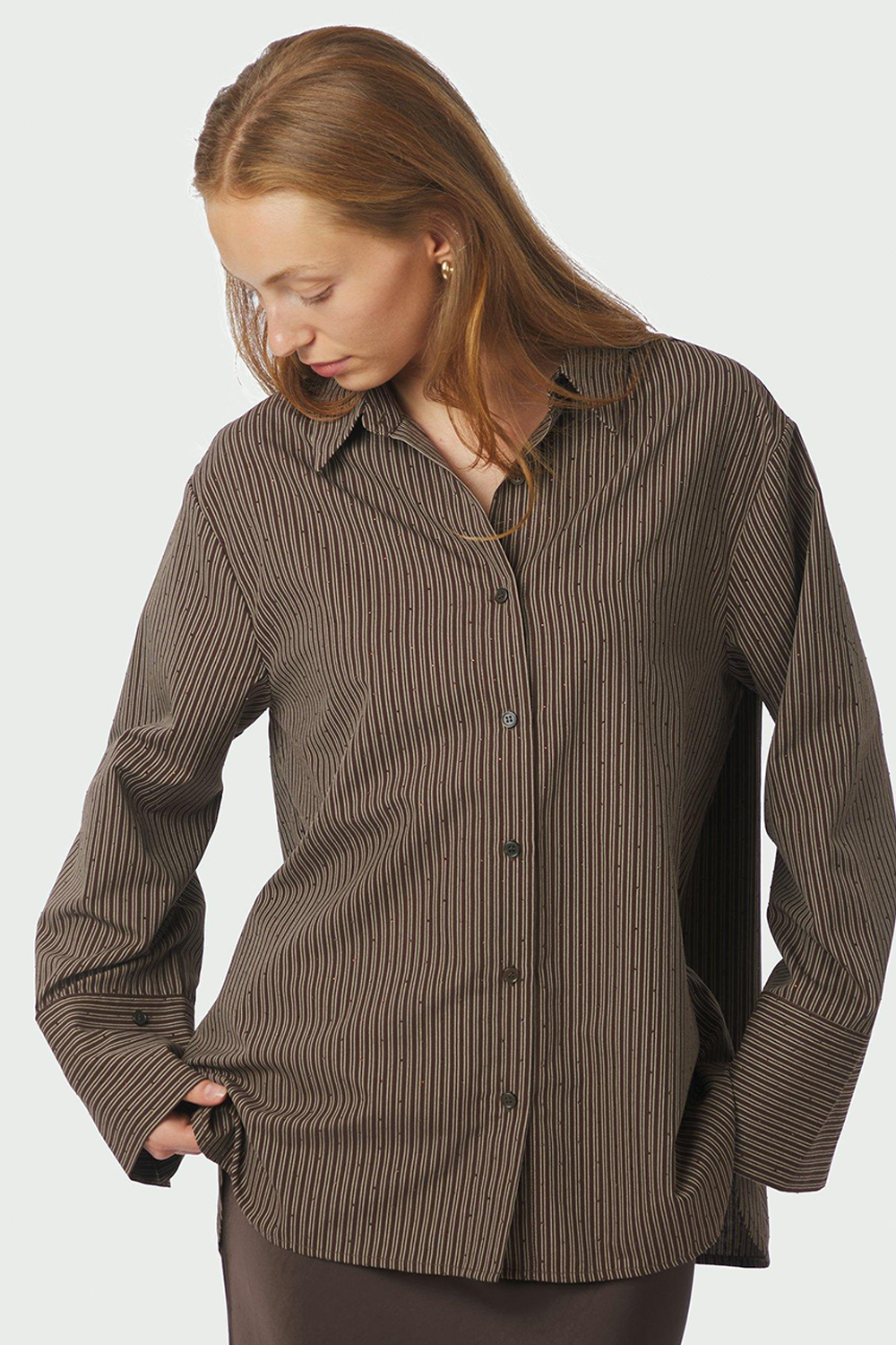 Dita Striped Line Skjorte