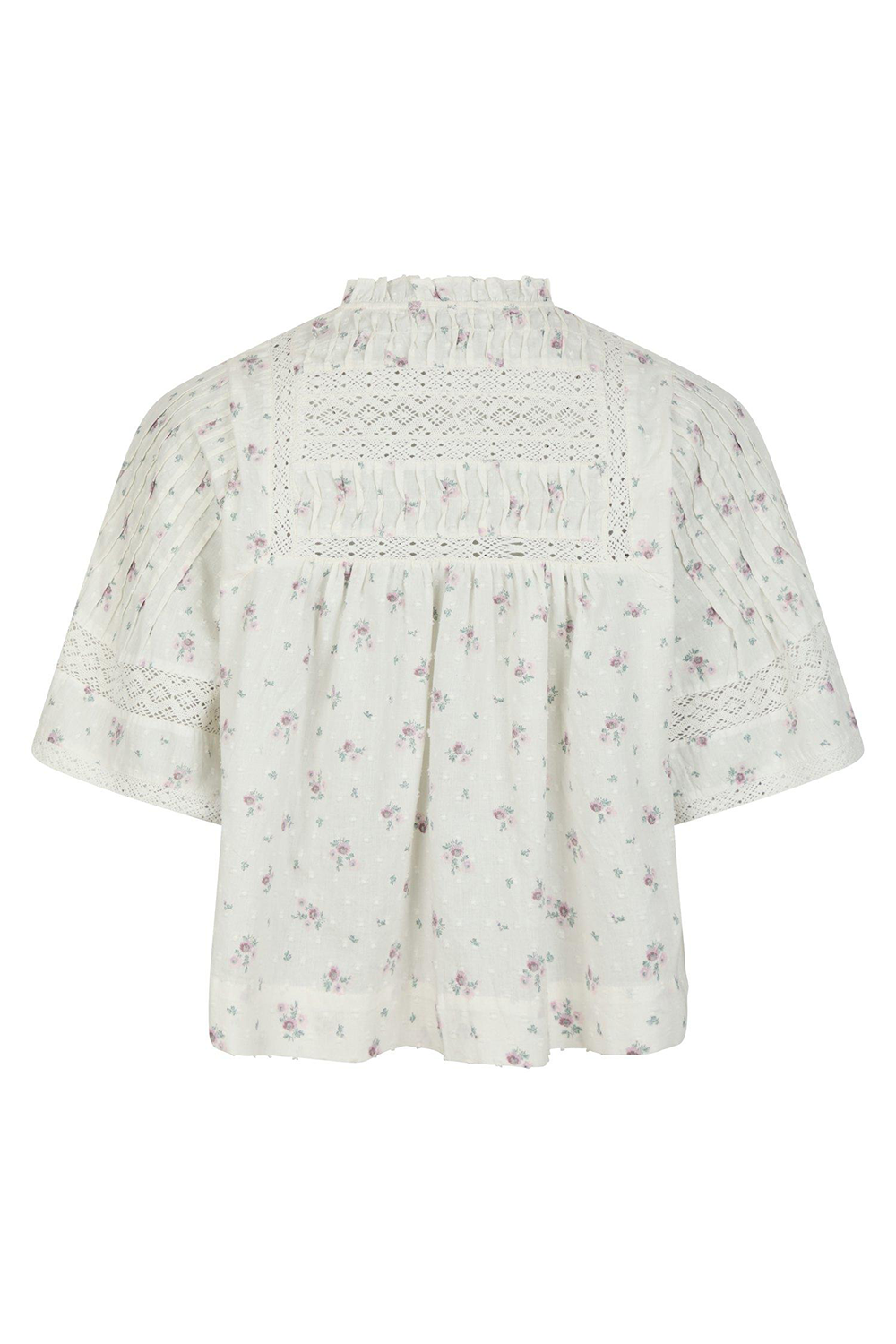 Siama Dobby Flower Bluse