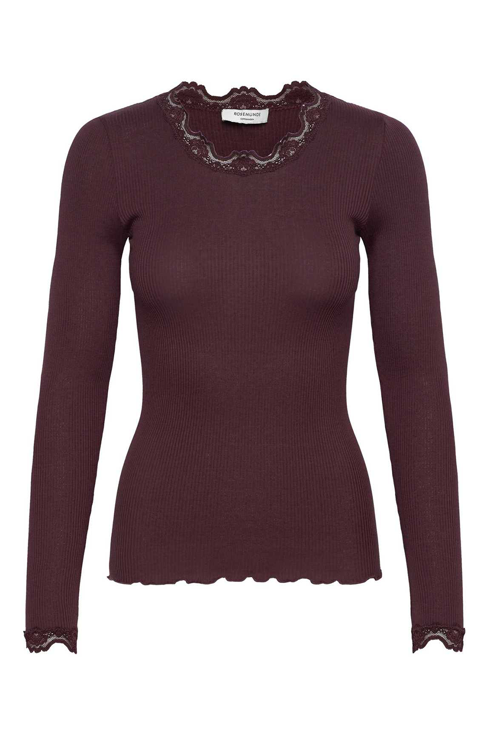 RWBabette Silk LS Lace T-shirt