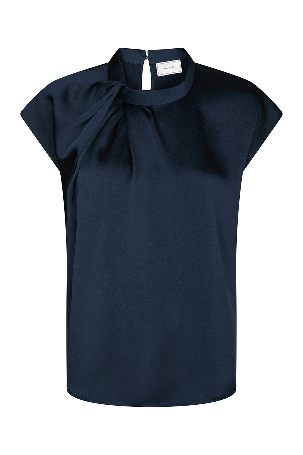Fleur Drapy Satin Bluse