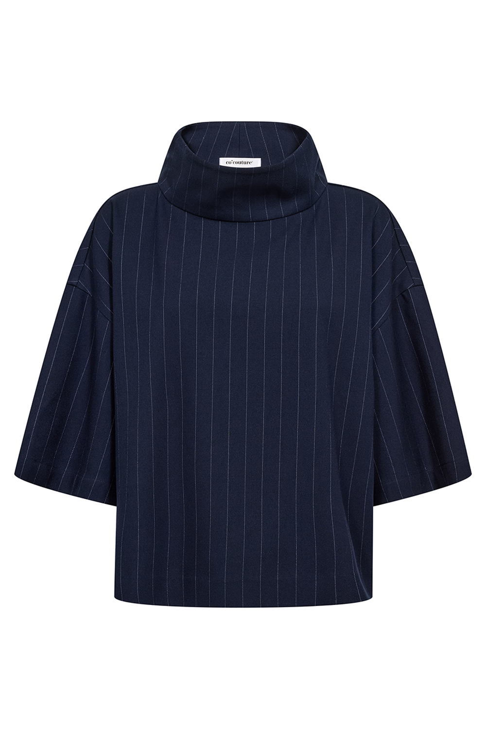 GabieCC Pin Funnel Neck Bluse