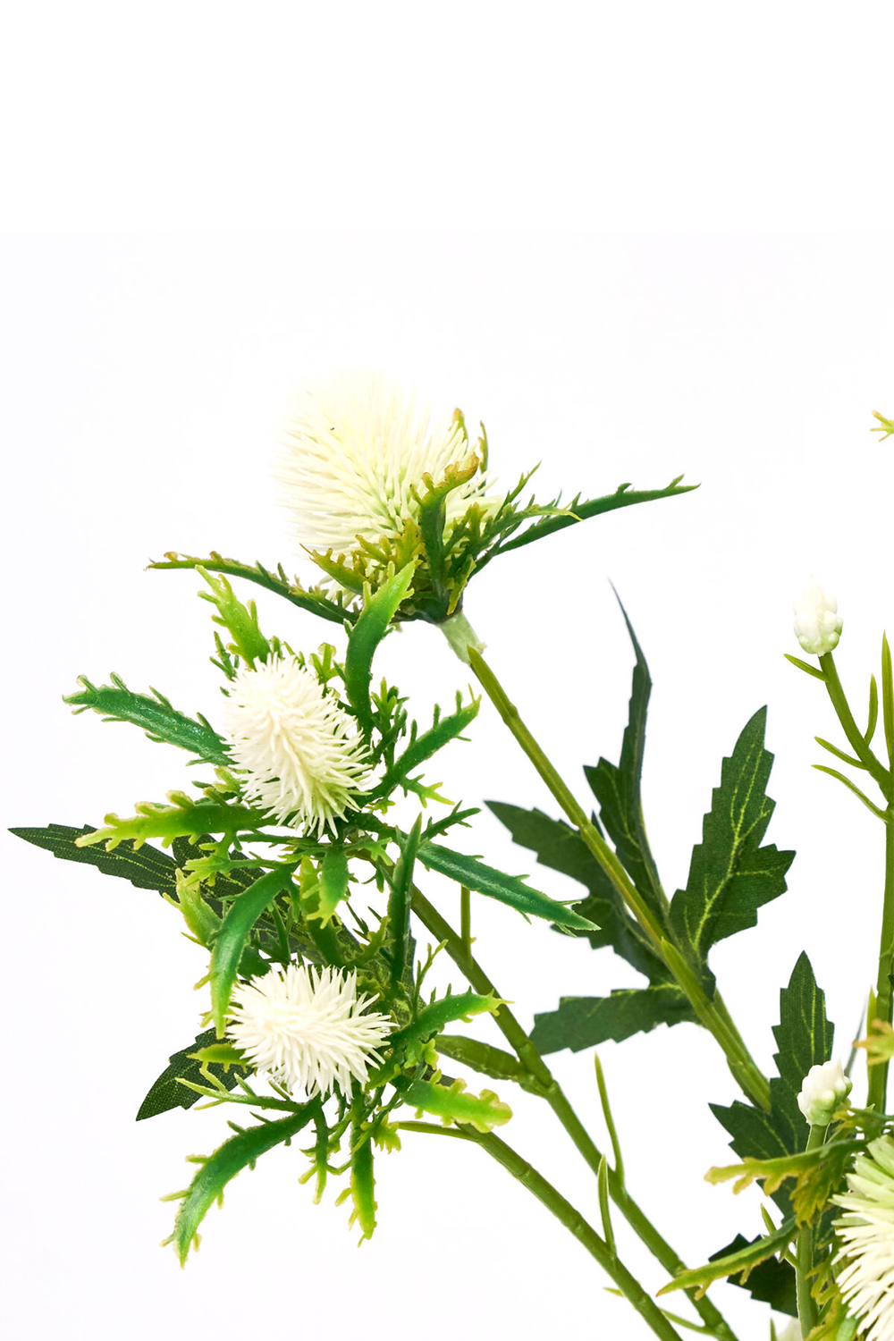 Kunstig blomst, HDEryngium, Hvid