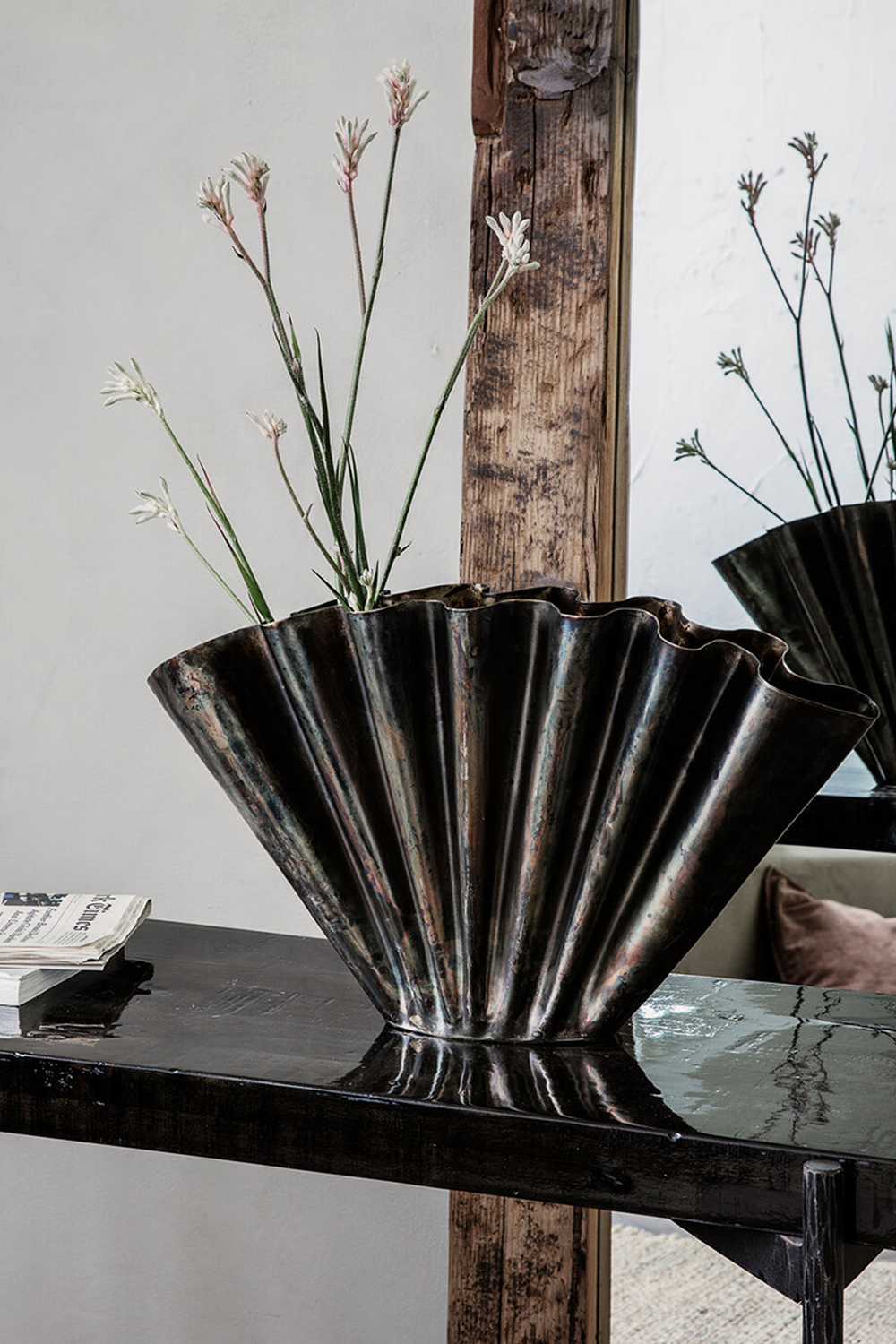 HDFlood Vase Antik Brun