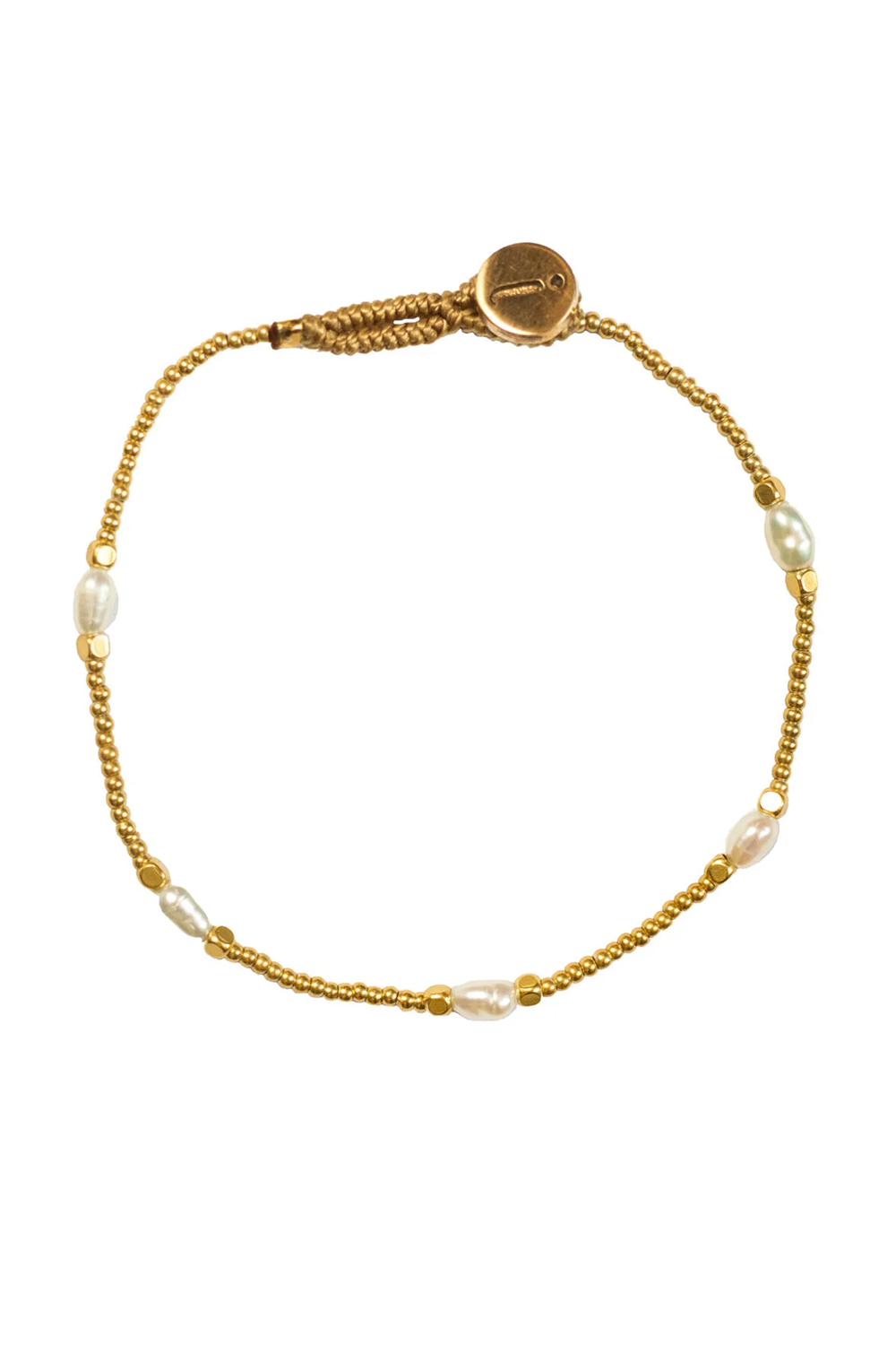 EO04 - Armbånd, Lulu Round Pearl